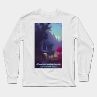 Enchanted Fairytale Garden Lyrics Long Sleeve T-Shirt